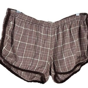 Vintage T&C Surf Designs Hawaii booty shorts plaid large